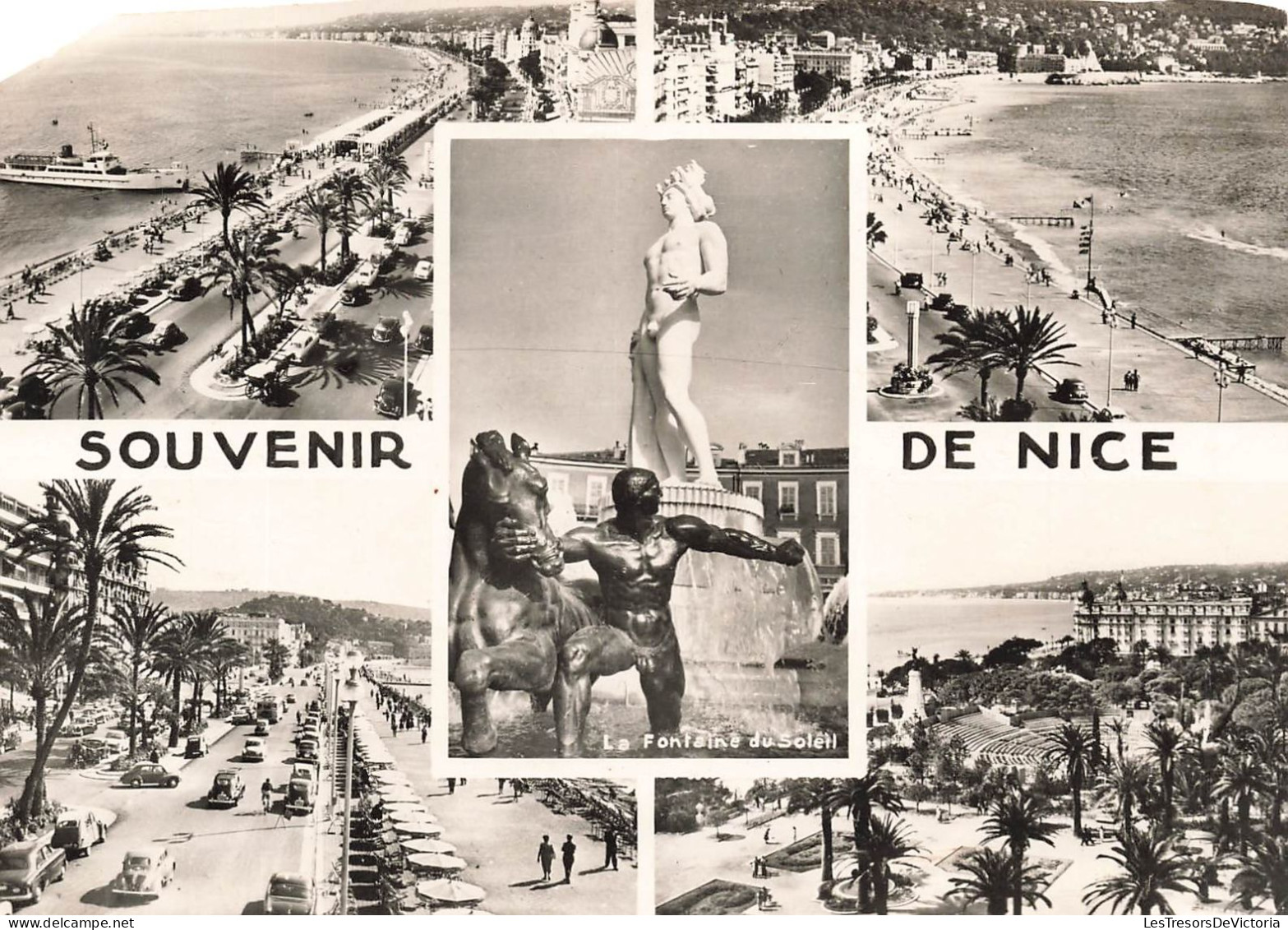 FRANCE - Nice - Souvenir De Nice - La Côte D'Azur - Multviues - Carte Postale - Multi-vues, Vues Panoramiques