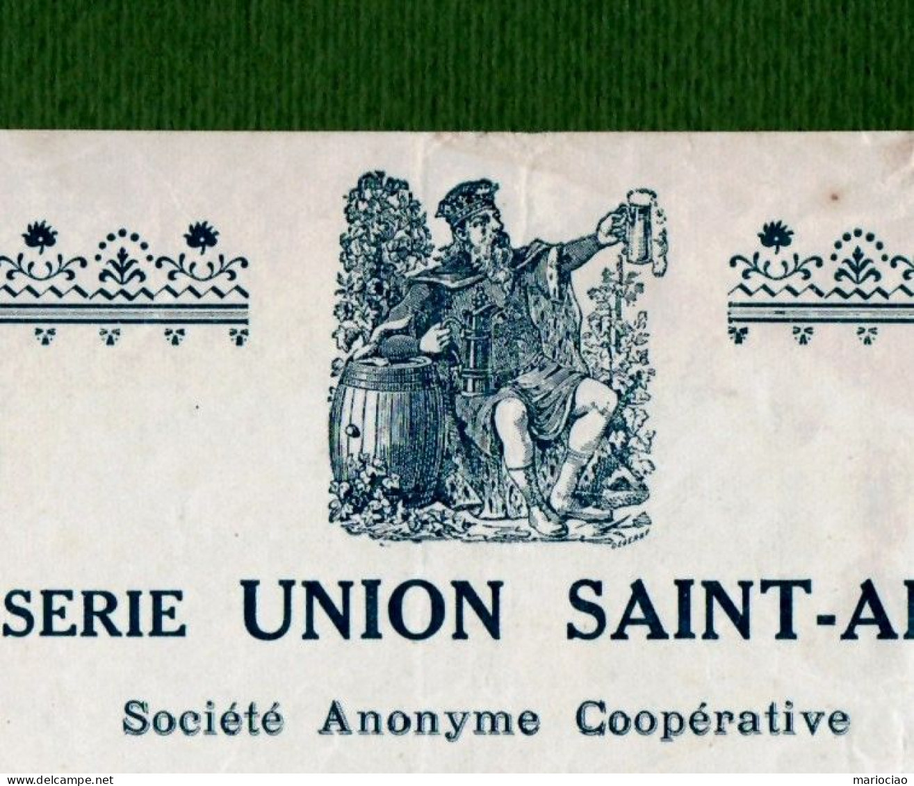 T-FR BRASSERIE UNION SAINT-AMAND ROUBAIX 1924 - Otros & Sin Clasificación