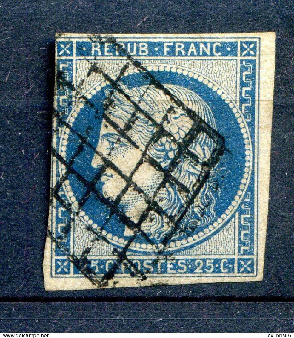 060524 TIMBRE FRANCE N° 4   Marges Ou Filets Courts - 1849-1850 Ceres