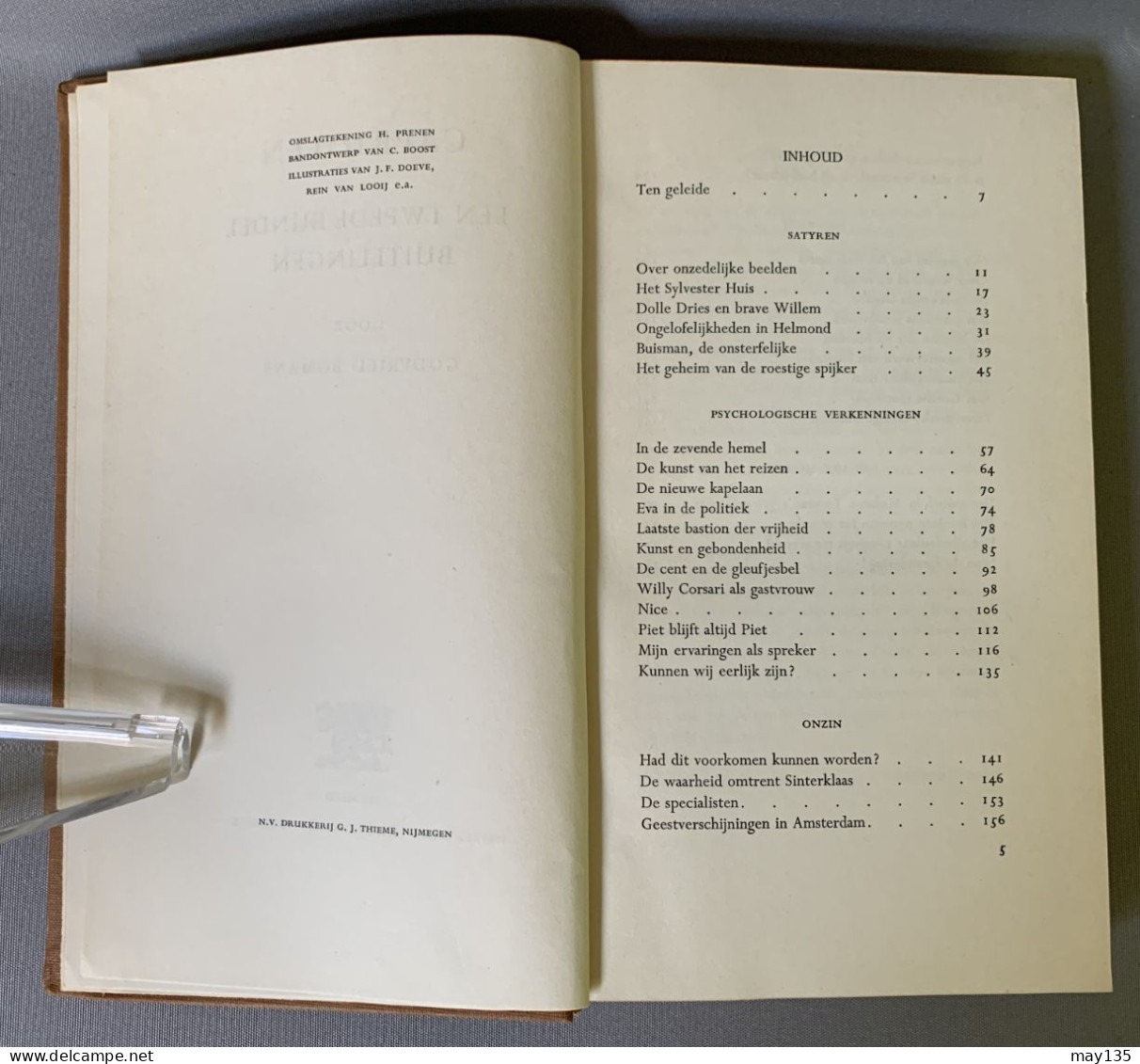 Anno 1953 - Godfried Bomans - Capriolen - Een Tweede Bundel Buitelingen - 2e Druk - Other & Unclassified