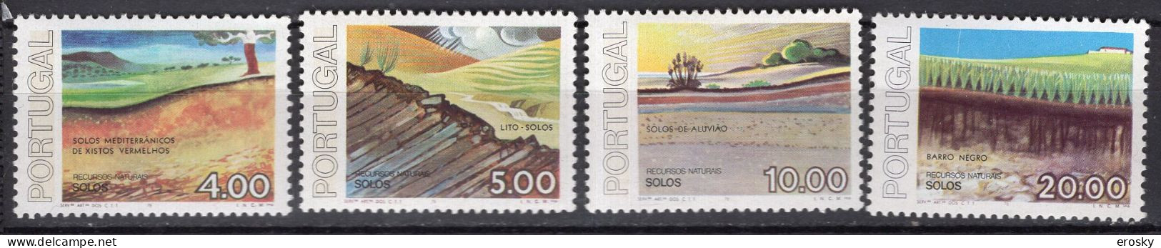 R4990 - PORTUGAL Yv N°1373/76 ** NATURE - Ongebruikt