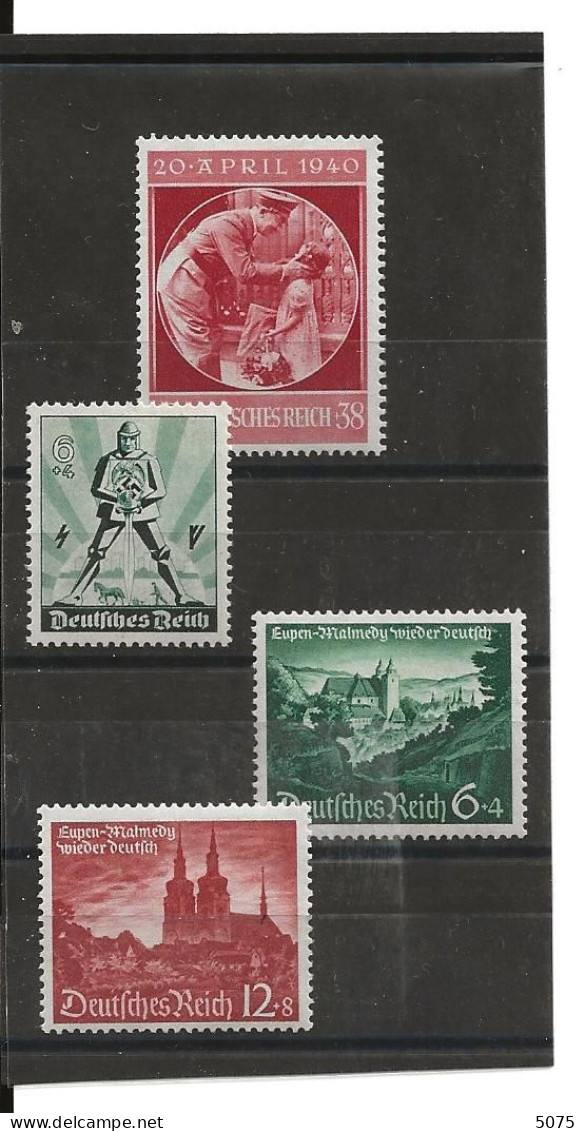 1940   Yv 668-669 ** 673-674 * - Unused Stamps