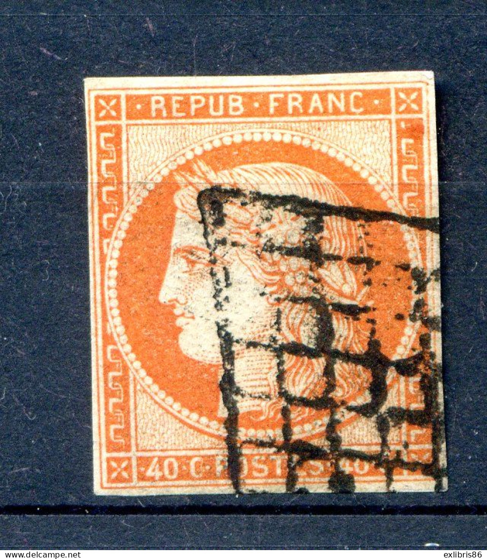 060524 TIMBRE FRANCE N° 5a  Orange Vif   MARGES OK   PAS DE CLAIR  Coté 600€ - 1849-1850 Ceres