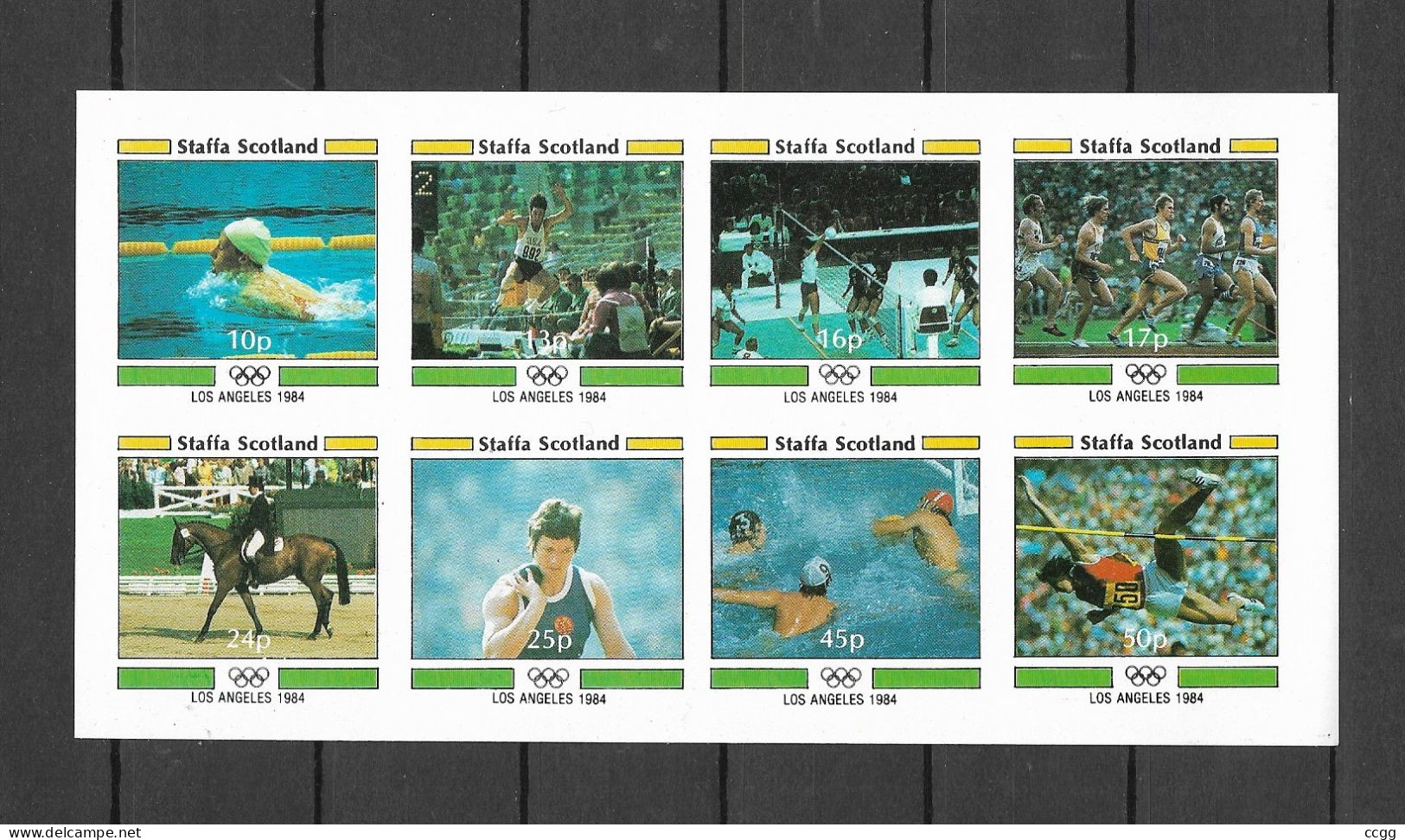 Olympische Spelen 1984 , Staffa Scotland - Postfris - Zomer 1984: Los Angeles