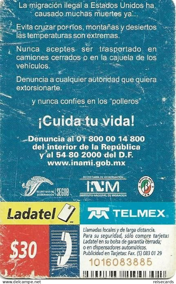 Mexico: Telmex/lLadatel - 2001 Cuida Tu Vida! - Mexique