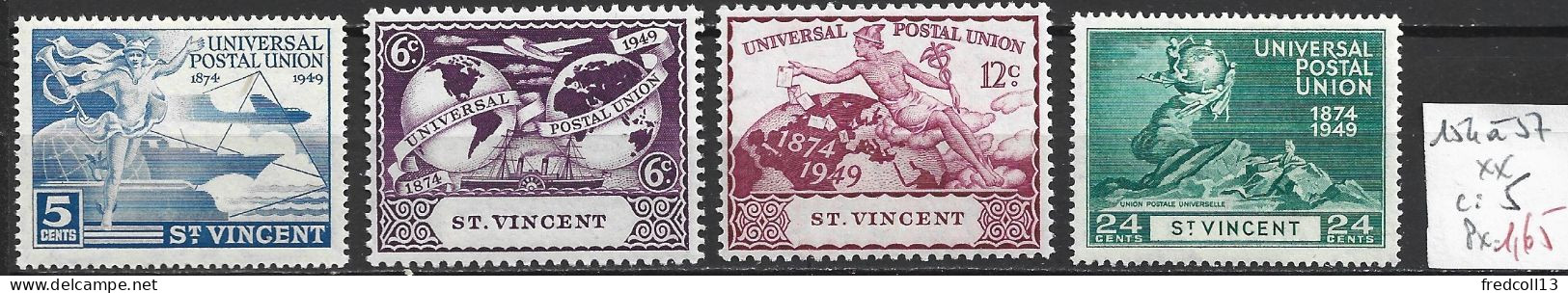 SAINT-VINCENT 154 à 57 ** Côte 5 € - St.Vincent (...-1979)