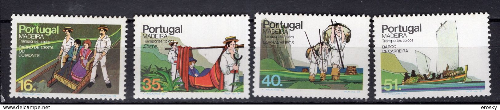 R5297 - PORTUGAL MADEIRA Yv N°98/101 ** FOLKLORE - Madère