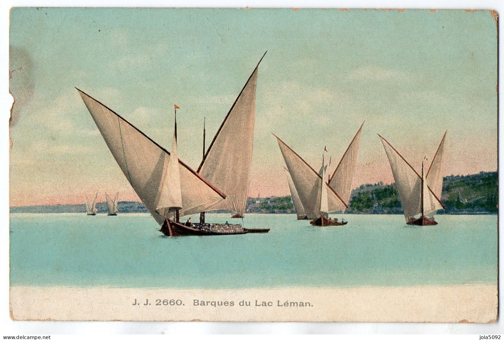 SUISSE - Barques Du Lac Léman - Other & Unclassified