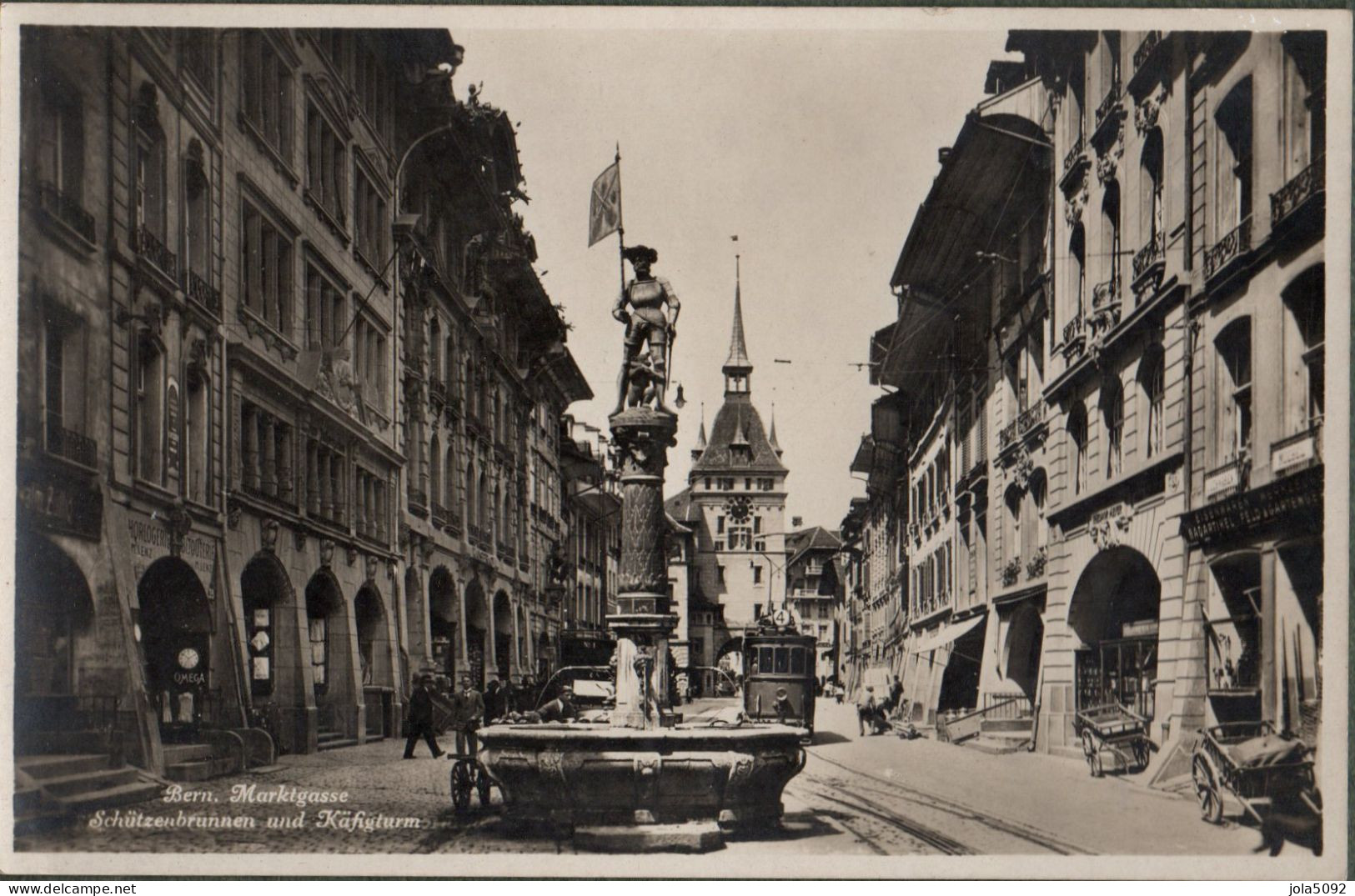 SUISSE - BERNE - Marktgasse Schützenbrunnen Und Käfigturm - Bern