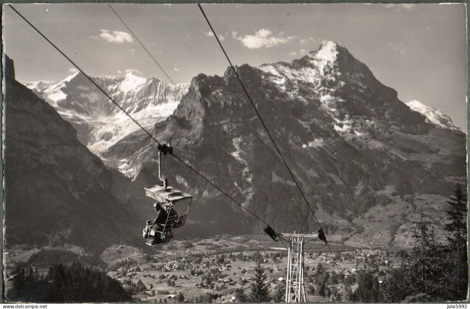 SUISSE - GRINDELWALD - Die Firstbahn Mit Flescherörner Eiger Silber Horn - Grindelwald