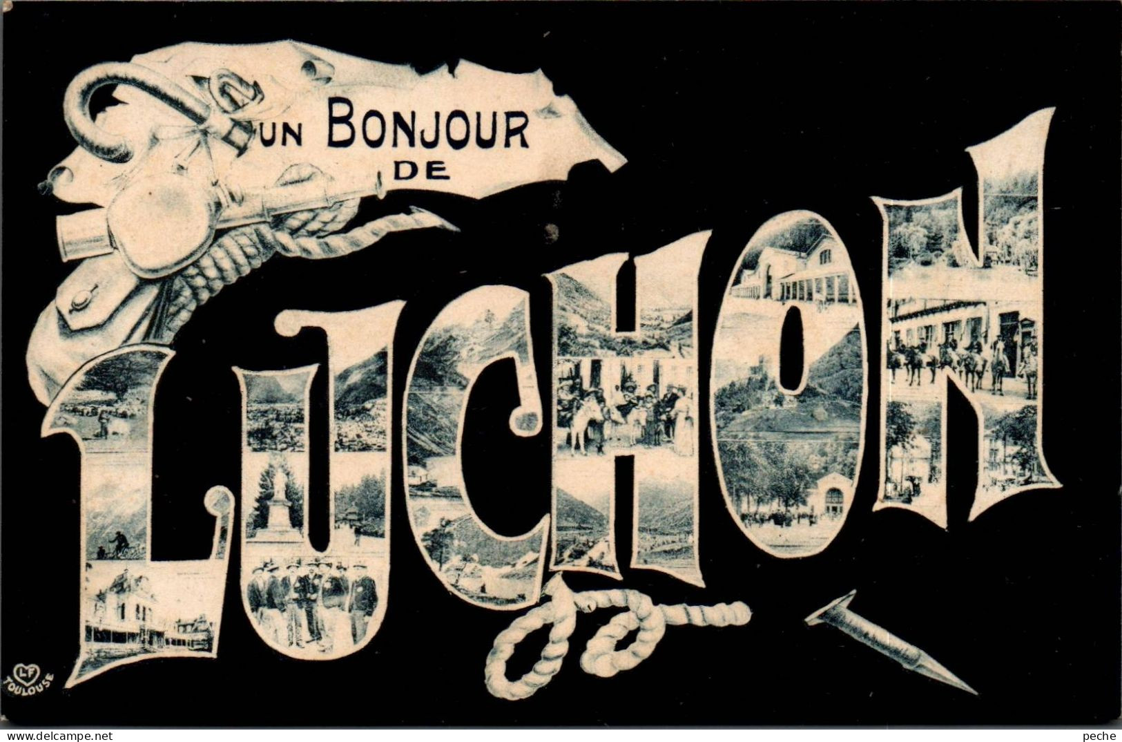 N°2118 W -cpa Souvenir De Luchon - Luchon