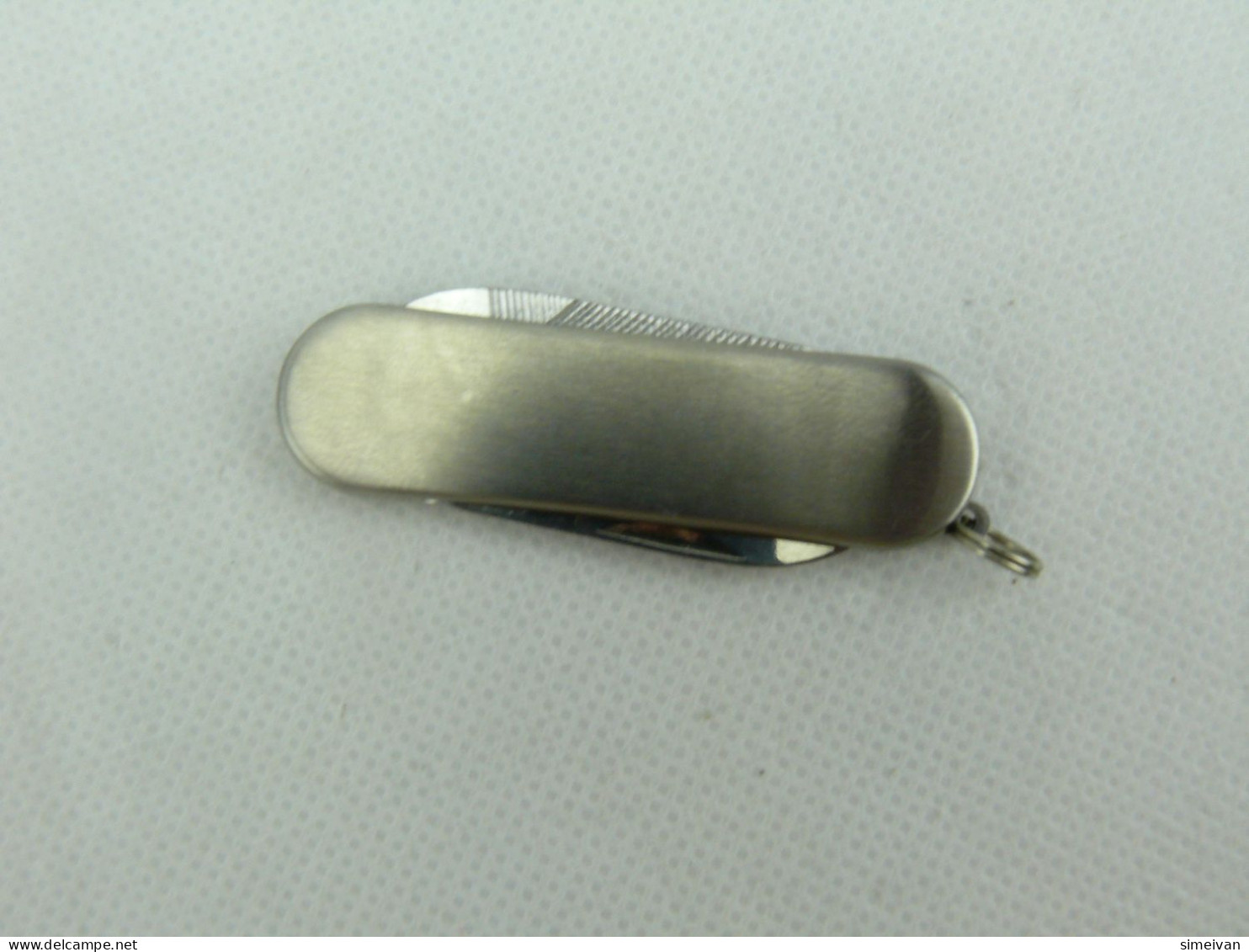 Beautiful Small Pocket Knife Folding Knife Brushed Metal #2335