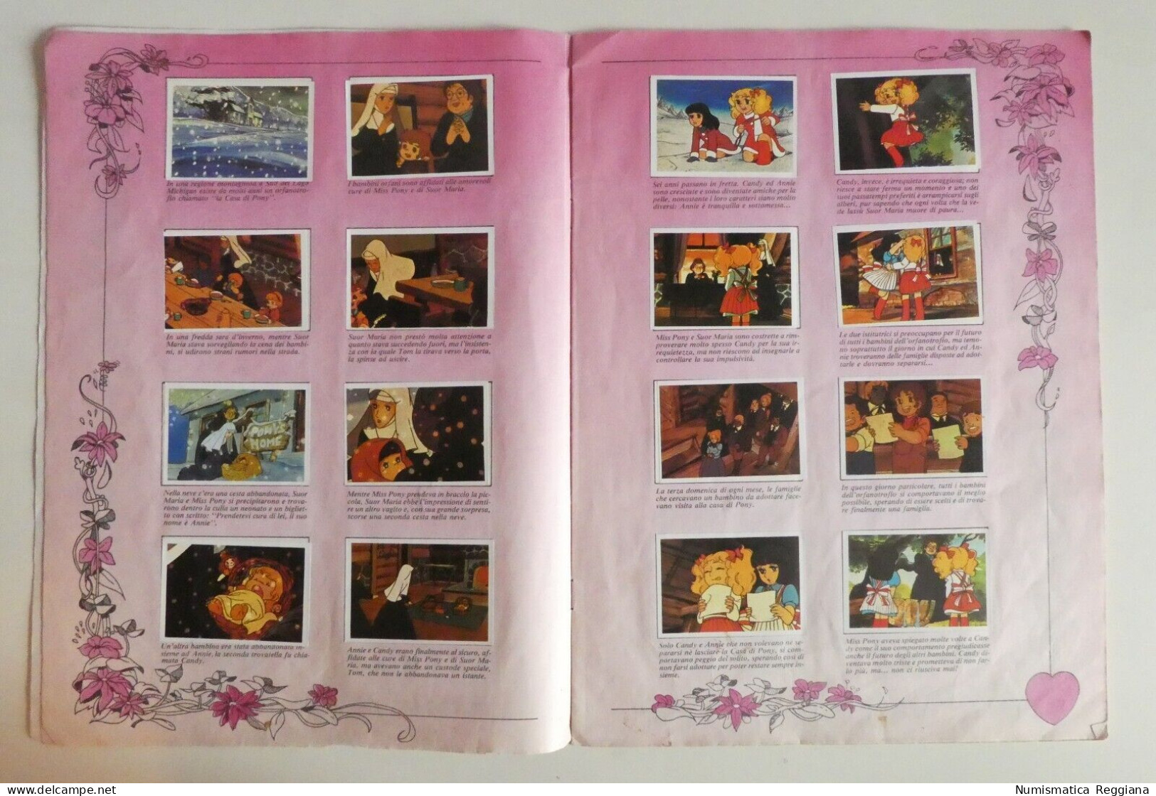 Edizioni Blu - Rarissimo Album Figurine Candy Candy 1985 Solo 4 Mancanti Su 191 - Trading-Karten