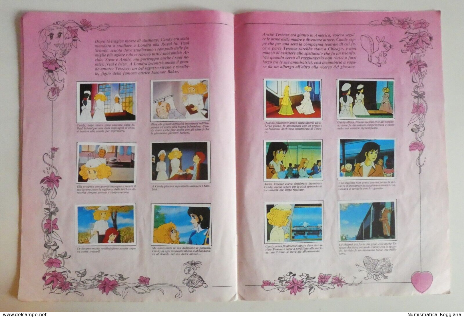 Edizioni Blu - Rarissimo album figurine Candy Candy 1985 Solo 4 mancanti su 191