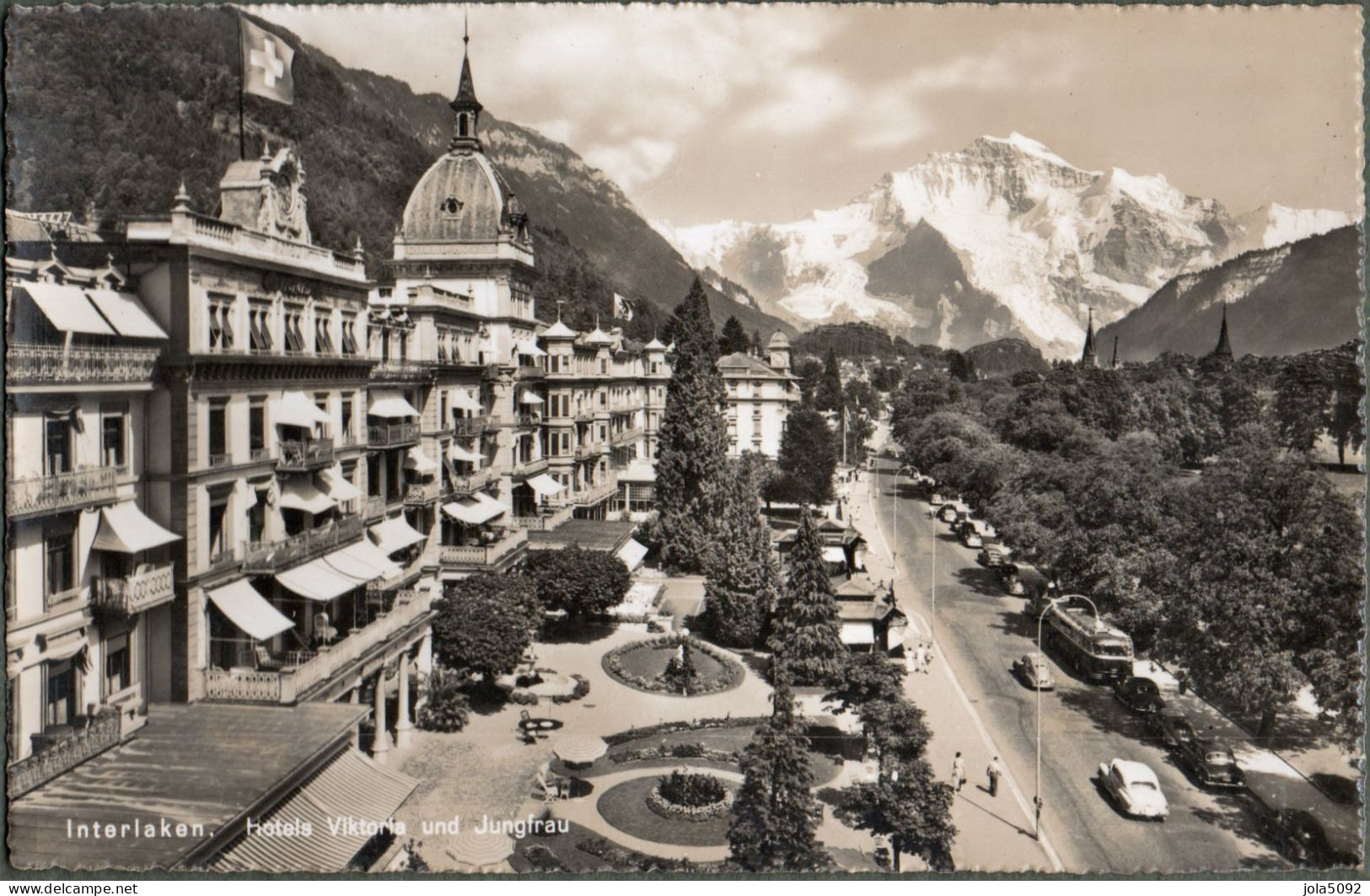 SUISSE - INTERLAKEN - Hotels Victoria Und Jungfrau - Interlaken