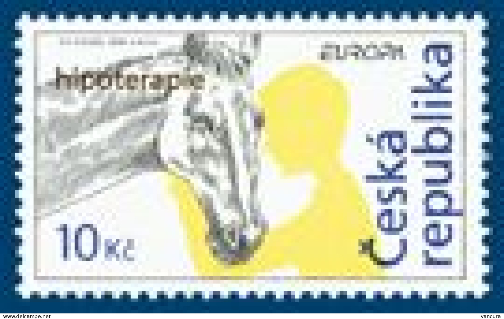 ** 473-4 Czech Republic - EUROPA CEPT Hippotherapy And Canistherapy 2006 Dog Horse - Handicap