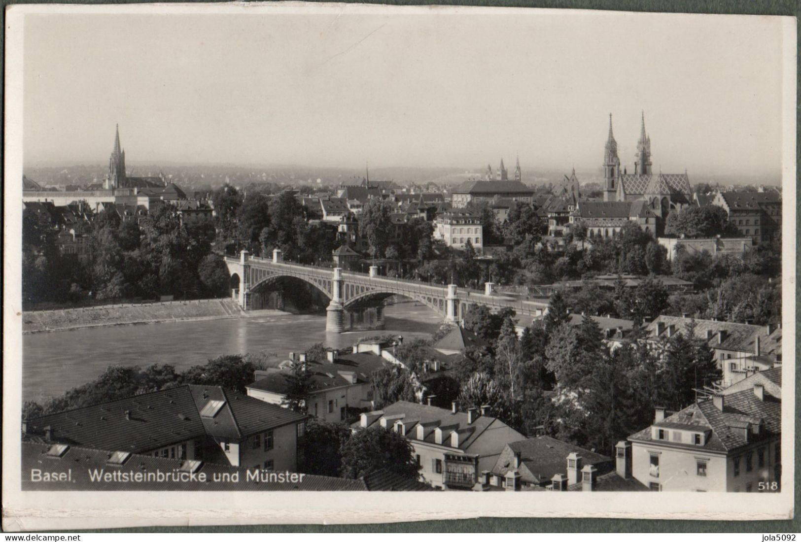 SUISSE - BASEL/BÂLE - Wettsteinbrücke Und Münster - Penmarch