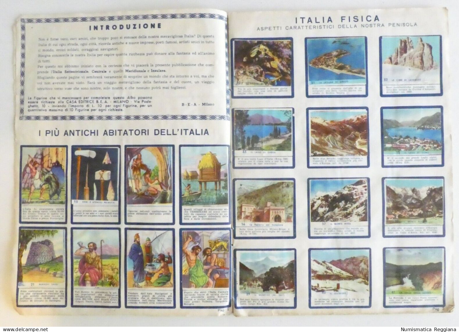 Album Figurine Le Regioni D'Italia - Edizione Lampo 1954 (10 Figurine Mancanti) - Tarjetas