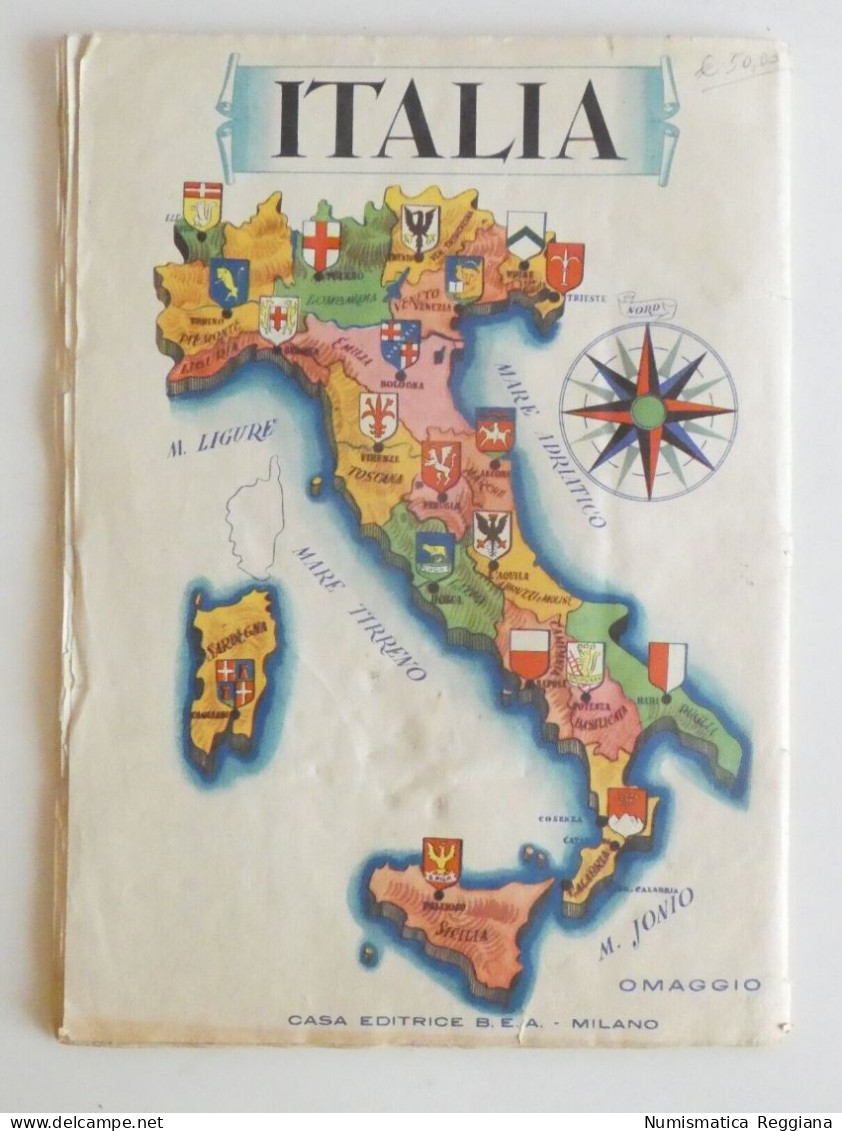 Album figurine le regioni d'Italia - Edizione lampo 1954 (10 figurine mancanti)