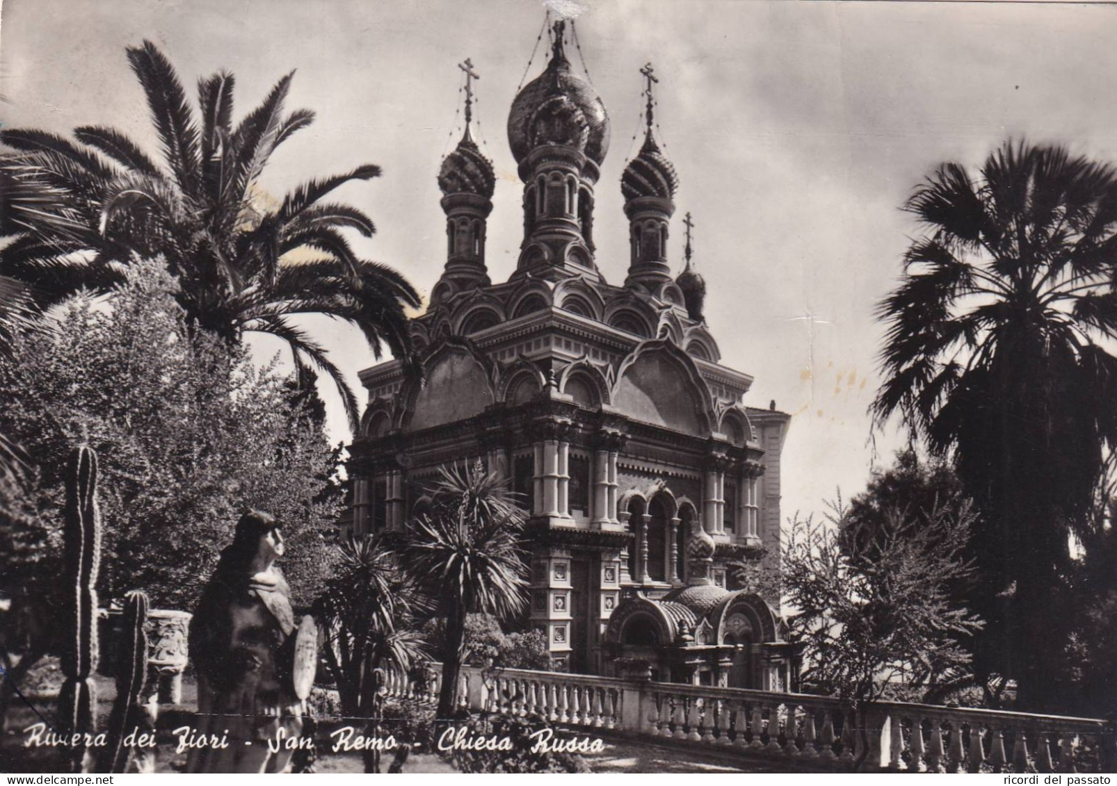 Cartolina Sanremo - Riviera Dei Fiori - Chiesa Russa - San Remo