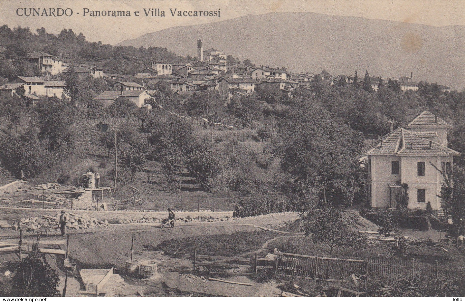 Lombardia  -   Varese  -  Cunardo  -  Panorama E Villa Vaccarossi   - F. Piccolo  -  Viagg  -  Bella Veduta - Autres & Non Classés