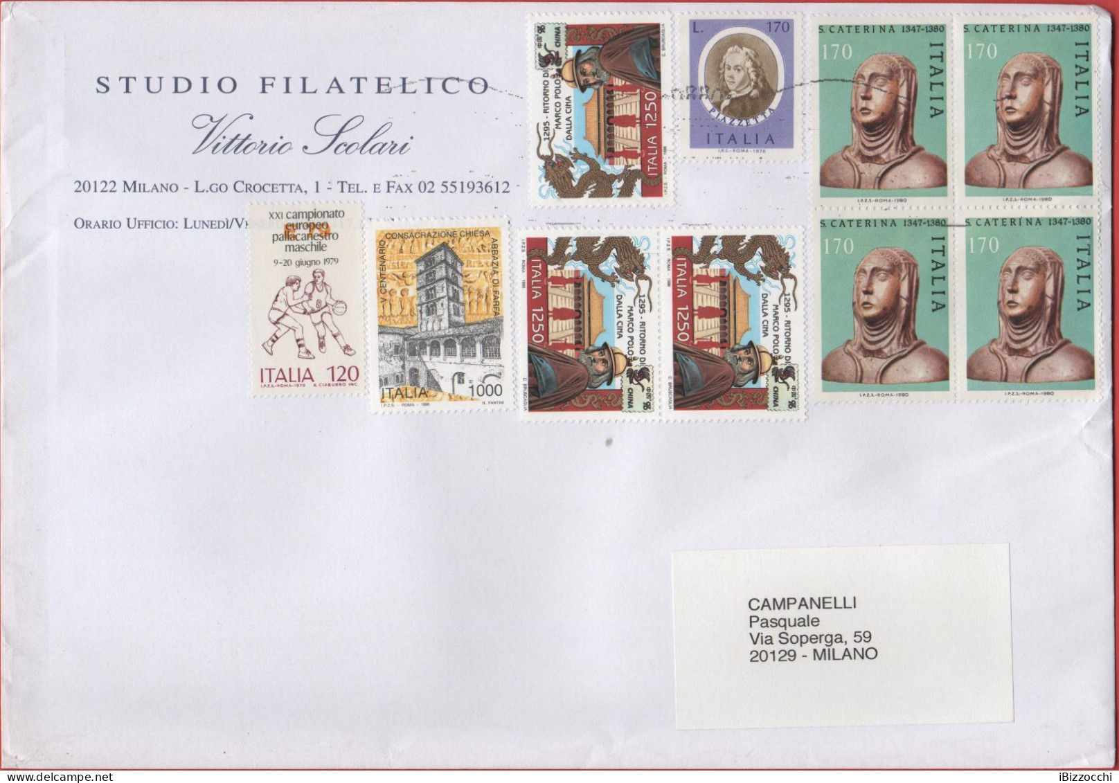 ITALIA - Storia Postale Repubblica - 1996 - 1000 5º Centenario Della Consacrazione Della Chiesa Dell'imperiale Abbazia D - 1991-00: Marcofilia