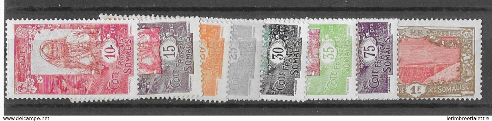 Côte Des Somalis - YT N° 87 à 97 ** - Sans Le 93 94 Et 95 - Neuf Sans Charnière - Unused Stamps