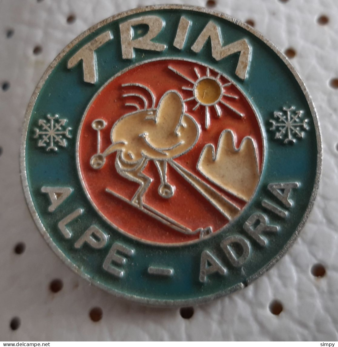 Trimcek TRIM Alpe Adria Skiing SLovenia Pin - Sports D'hiver
