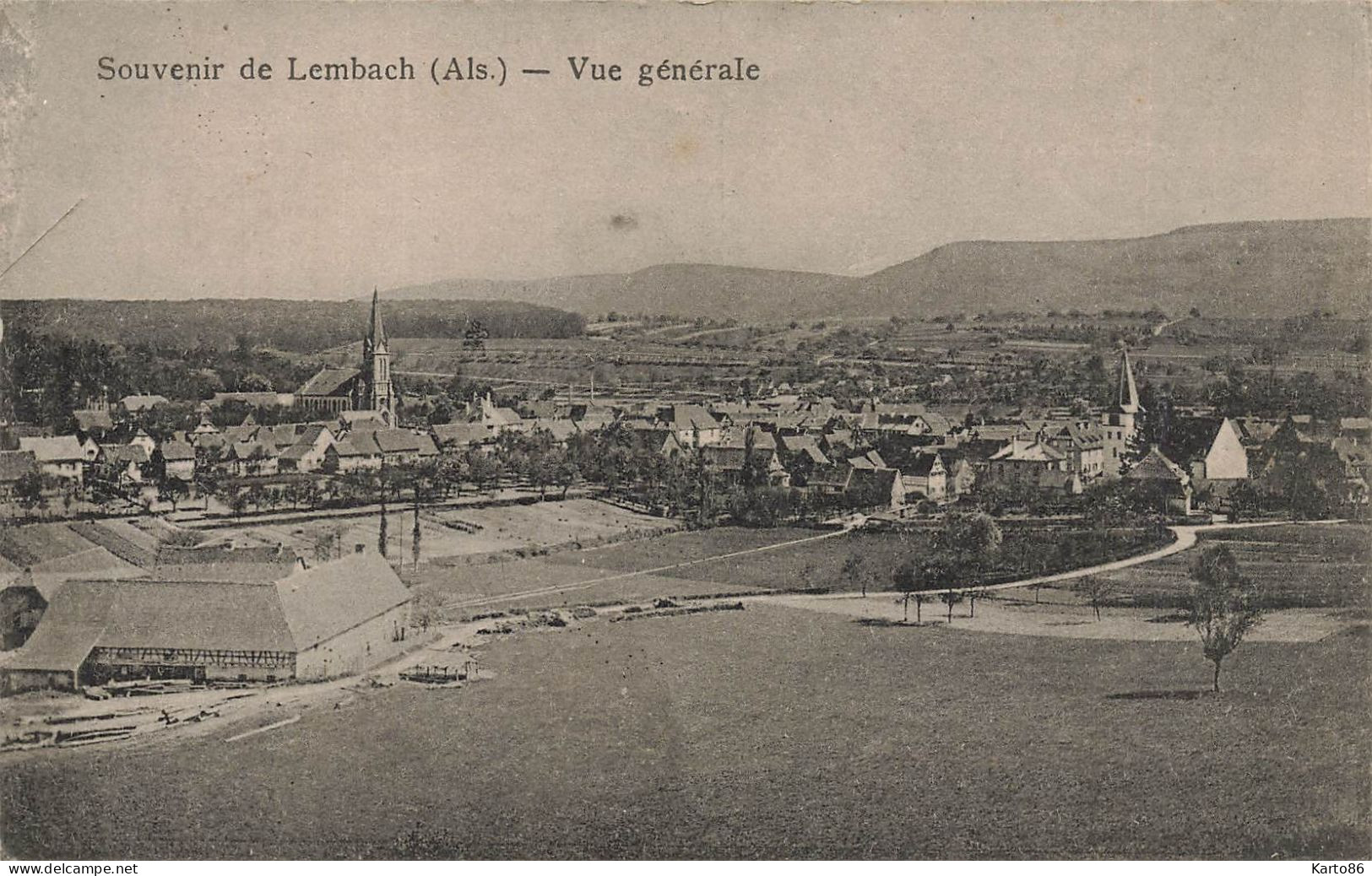 Lembach * Souvenir De La Commune * Vue Générale - Autres & Non Classés