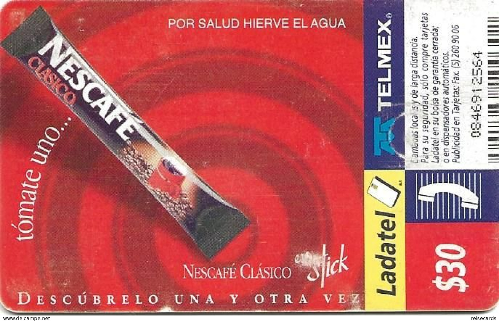 Mexico: Telmex/lLadatel - 2000 Nestlé, Nescafé Stick - México