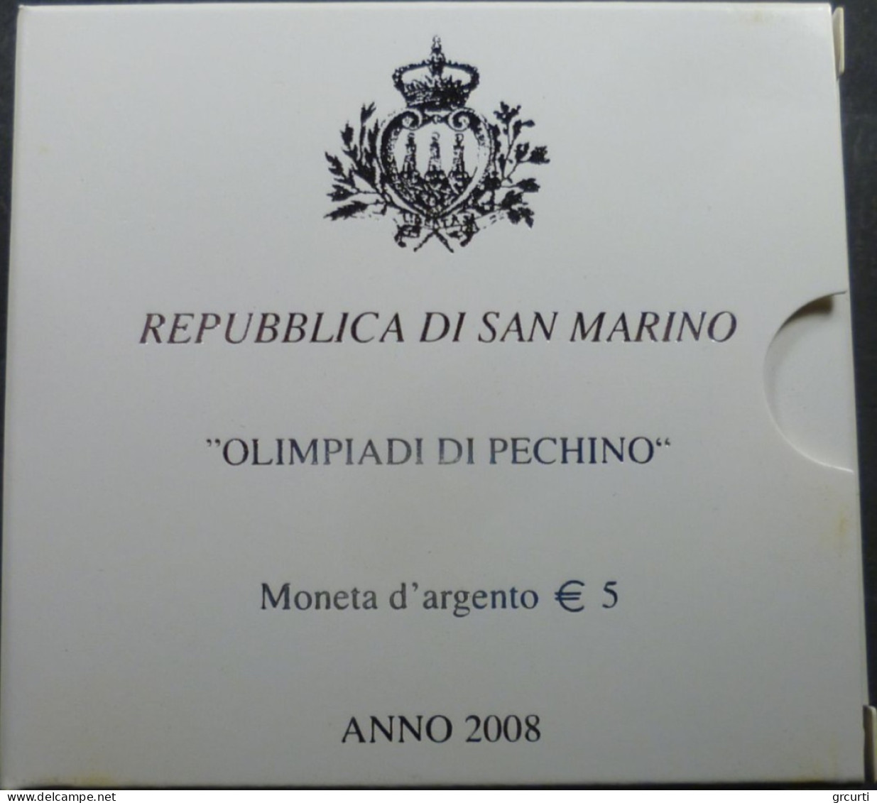 San Marino - 5 Euro 2008 - Olimpiadi Di Pechino - KM# 513 - San Marino