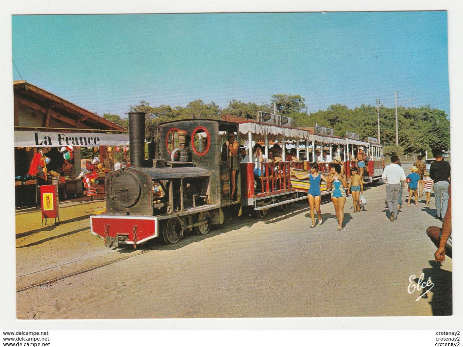 33 CAP FERRET Vers Andernos Les Bains N°211 Le Petit Train Boutique La France PUB Gevaert TOBLER VOIR DOS - Andernos-les-Bains