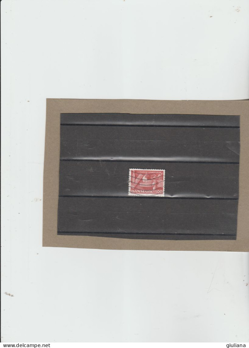 Danimarca 1977- (UN) 647 Used "Utensili Dell'artigianato Danese" - 100o  Bruno Rosso - Used Stamps