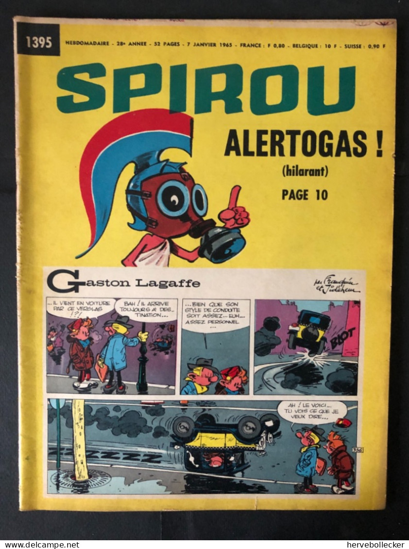 Spirou Hebdomadaire N° 1395 -1965 - Spirou Magazine