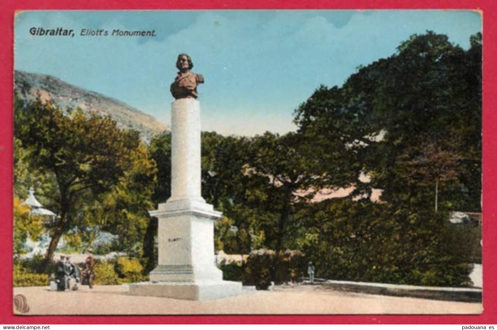 AB987 GIBRALTAR ELIOTT'S MONUMENT - Gibraltar
