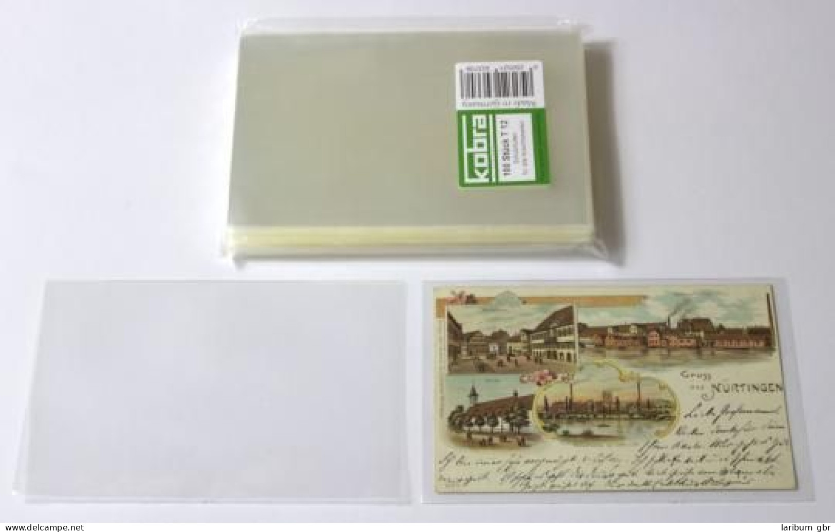 KOBRA T12 Postkartenhüllen Für Ansichtskarten, Dünne Qualität (100 Stück) #K-T12 - Enveloppes Transparentes