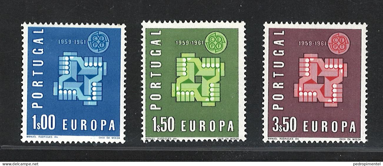 Portugal Stamps 1961 "Europa CEPT" Condition MNH #878-880 - Nuovi