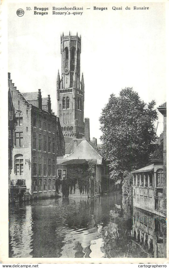 Belgium Postcard Brugge Rosary's Quay - Brugge