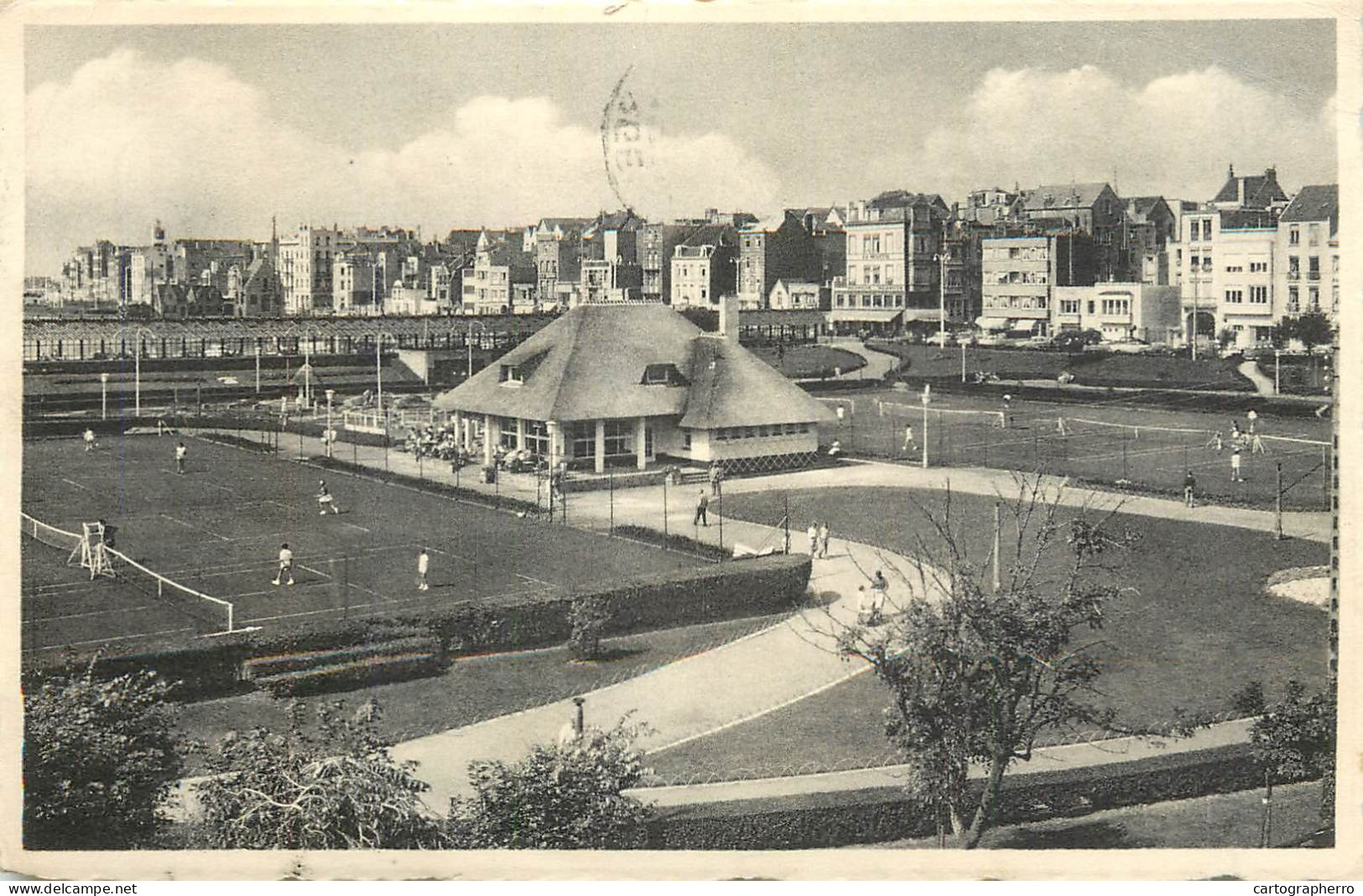 Belgium Postcard Blankenberge Tennis - Blankenberge