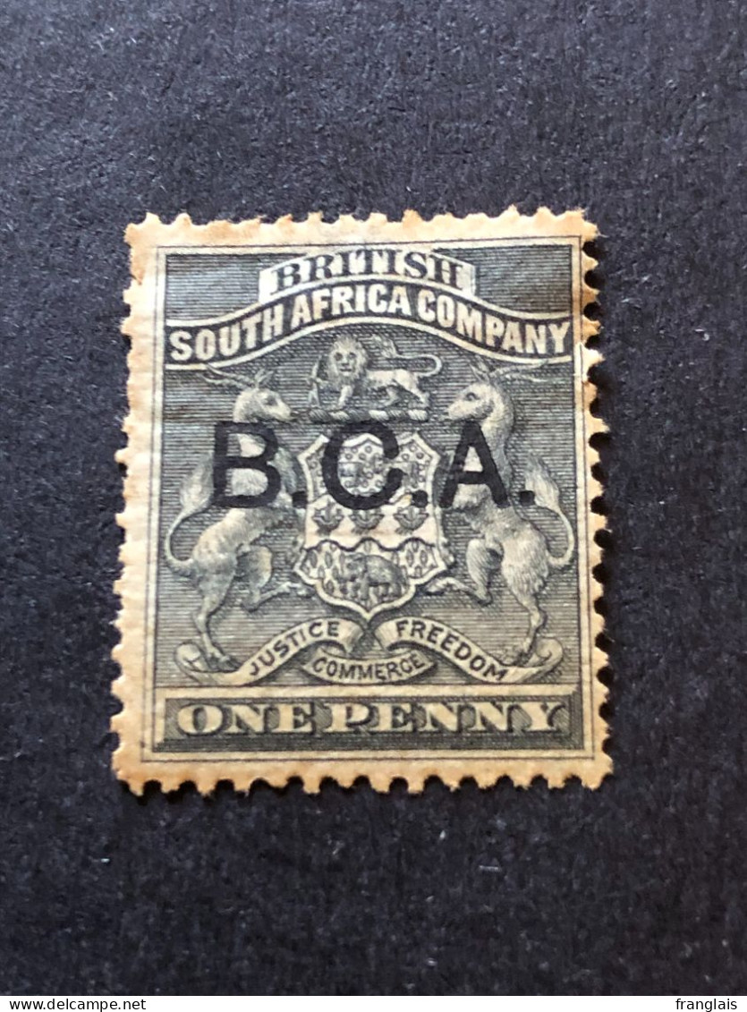 BRITISH CENTRAL AFRICA  1d Black MH* - Nyassaland (1907-1953)