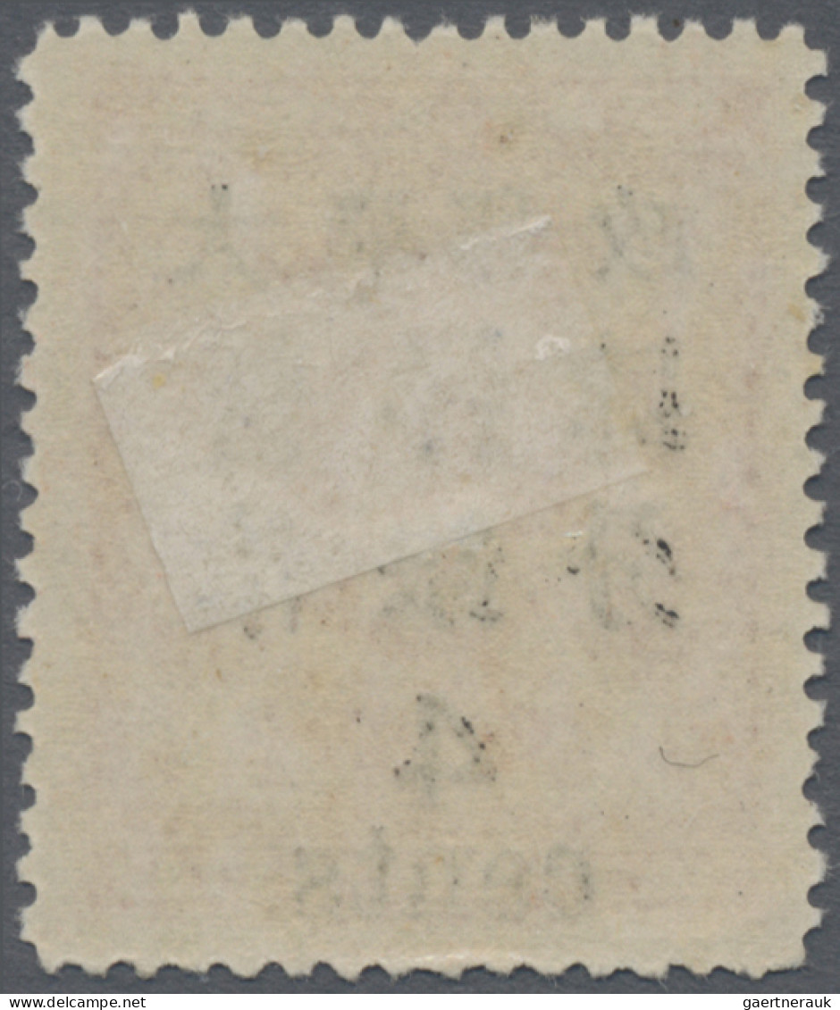 China: 1897, Red Revenue 2 Cents / 3 C., Unused Mounted Mint First Mount LH (Mic - 1912-1949 République