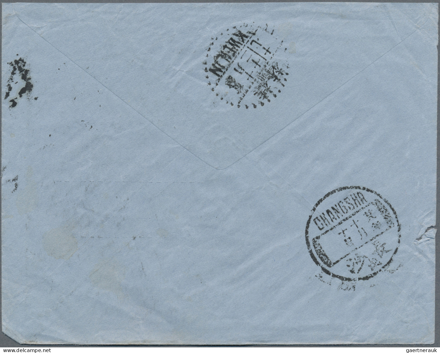 China: 1939, Air Mail Envelope Addressed To Switzerland Bearing SG 504, $1 Carmi - Lettres & Documents