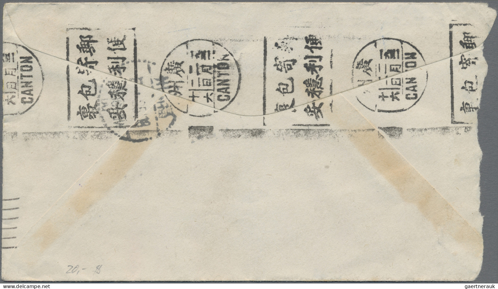 China (PRC): 1950, Three Covers Bearing Values Of The C8 Sino-Soviet Treaty Of F - Brieven En Documenten