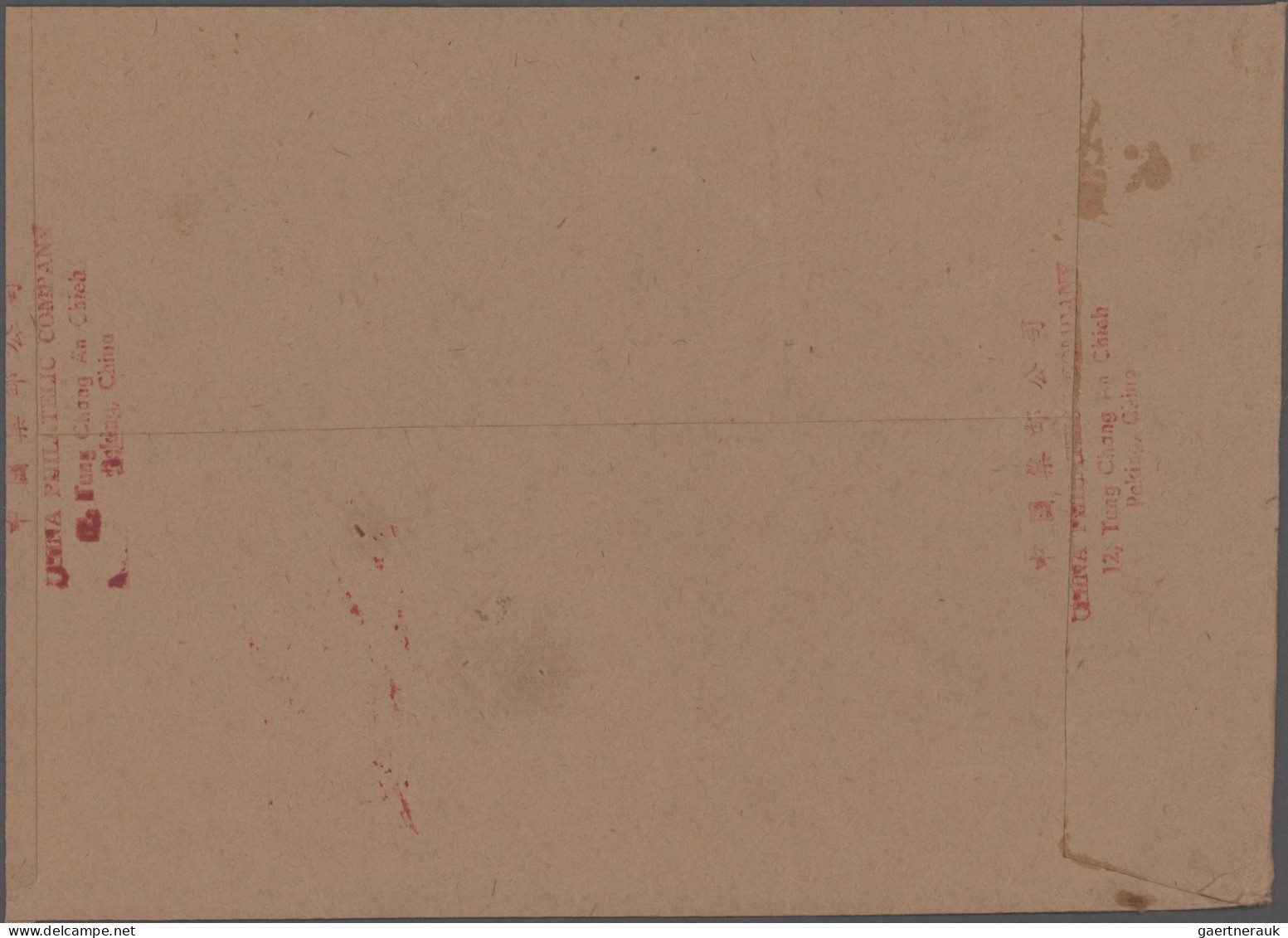 China (PRC): 1962, Two Registered Covers Of The China Philatelic Company, One Be - Brieven En Documenten