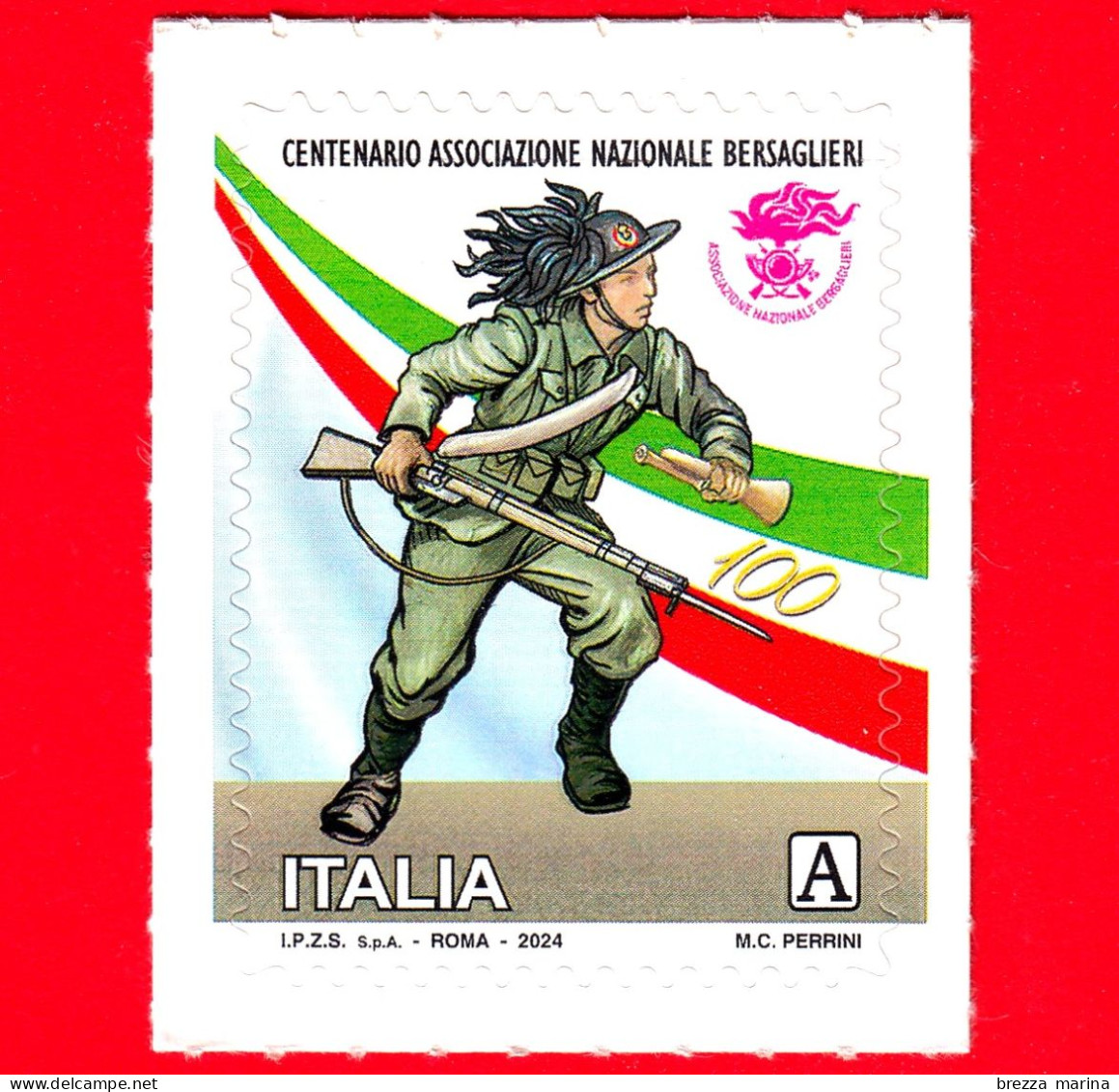 Nuovo - MNH - ITALIA - 2024 - 100 Anni Dell’Associazione Nazionale Bersaglieri - A - 2021-...: Mint/hinged