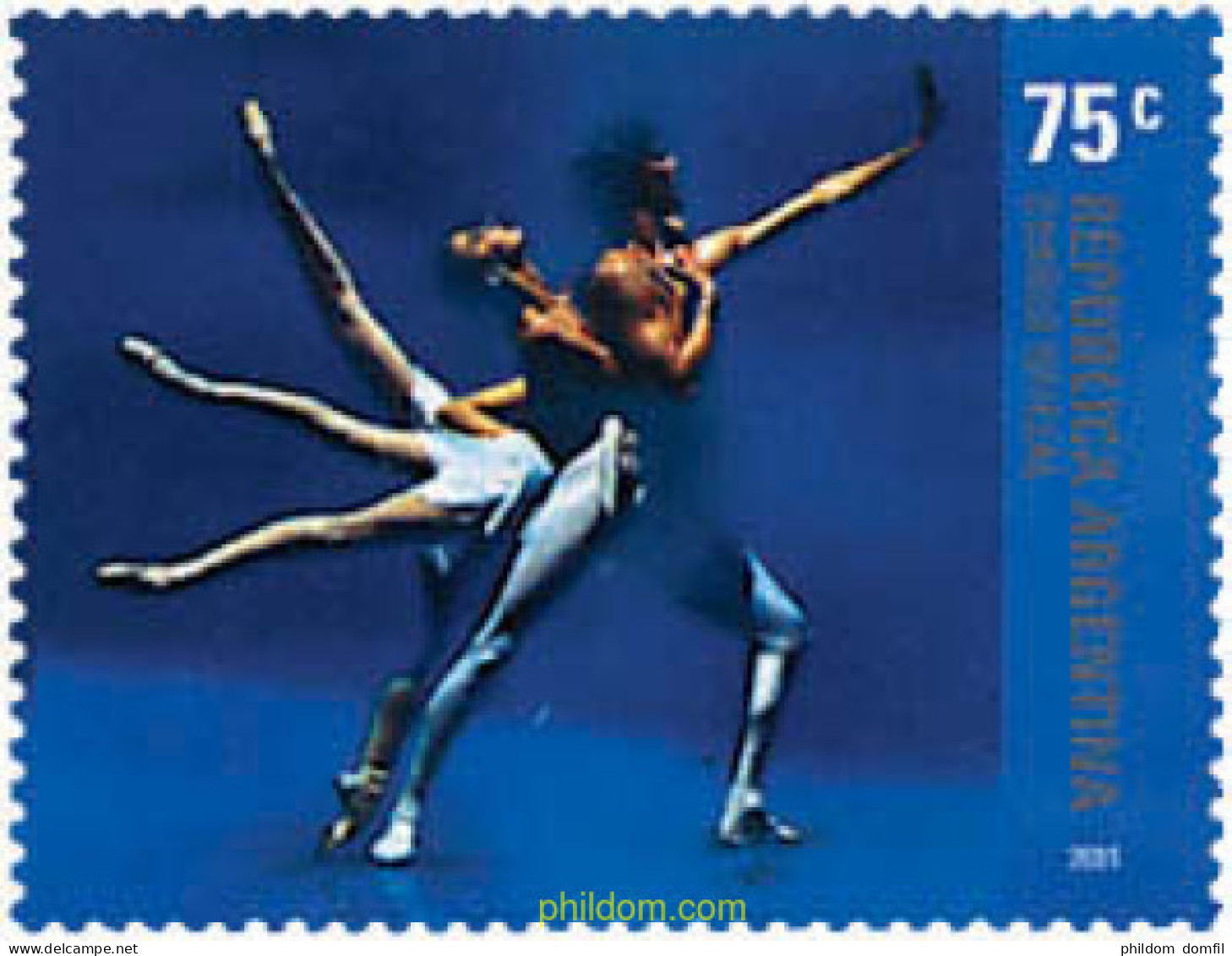 87110 MNH ARGENTINA 2001 DIA DE LOS BAILARINES - Nuovi