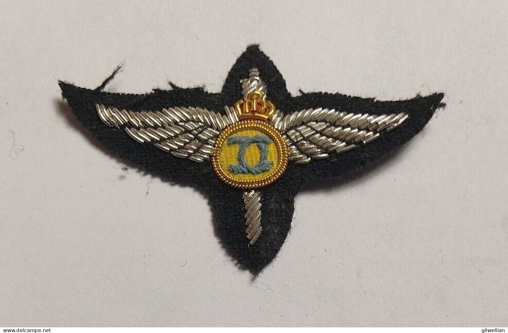 Pre WWII Kingdom Of Romania Air Force Wings Badge - Other & Unclassified