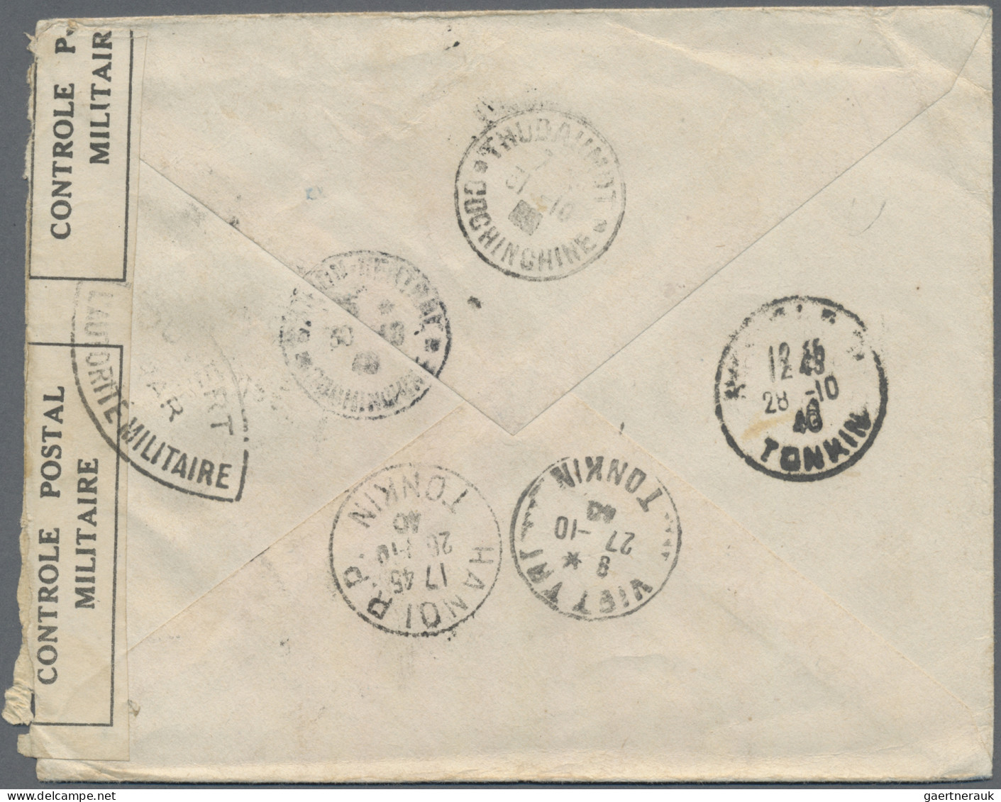 Japanese Occupation WWII - Central China: 1940, Censored Cover From Shanghai To - 1943-45 Shanghai & Nankin
