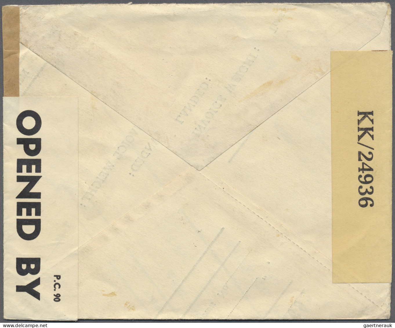 Japanese Occupation WWII - Central China: 1941. Censored Envelope Addressed To Z - 1943-45 Shanghai & Nanjing