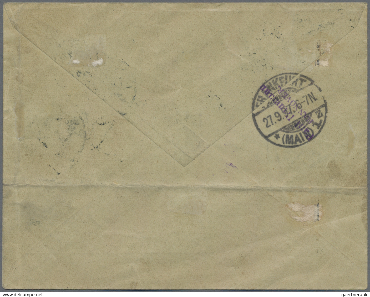 Labuan: 1894, 1 C. (2), 2 C., 3 C., 5 C. 6 C. Tied "Labuan Au 10 97" To Register - Other & Unclassified